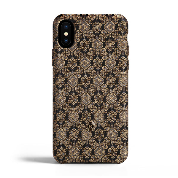 iPhone Xs Max Case - Venetian Gold Silk